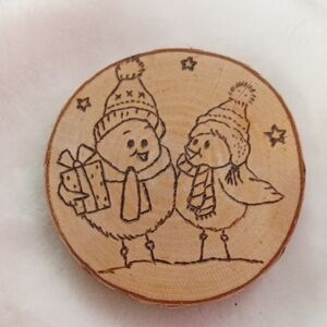 Charming Wooden Bird Decor